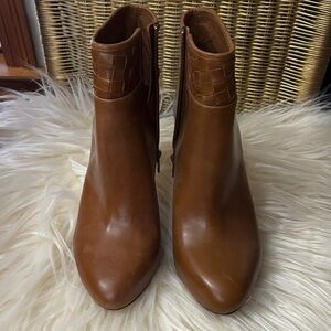 Brown Leather Ankle Boots